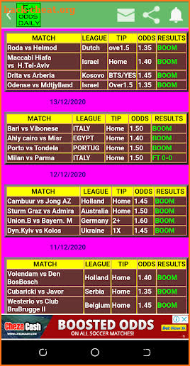 5+ODDS DAILY screenshot