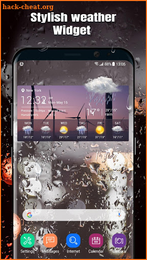 6-Day weather widget&Forecast screenshot