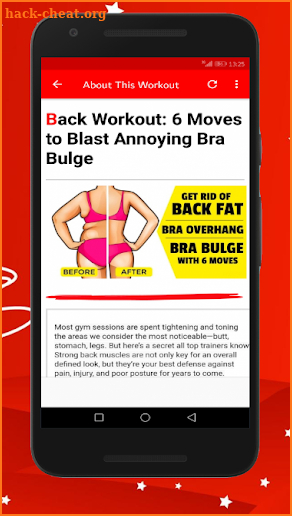 6 Workouts to Get Rid Of Back Fat Fast & Naturally screenshot