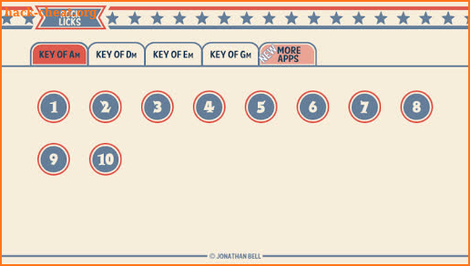 60 Rock Guitar Licks screenshot