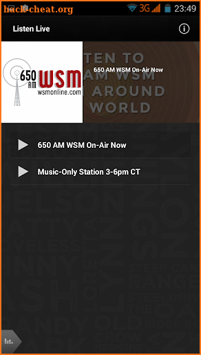 650 AM WSM screenshot