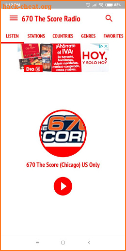 670 The Score app Radio Chicago 670 screenshot