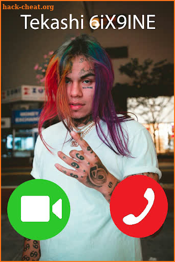 6ix9ine Tekashi Video Call And Sing For You - Fake screenshot