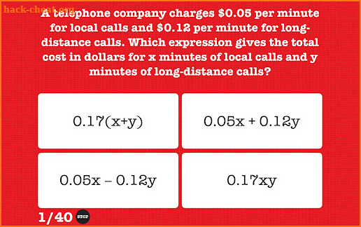 6th Grade Math Testing Prep screenshot