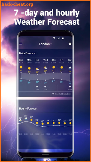 7 Day Weather Forecasts screenshot