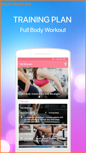 7 Minute Women Workout - Weight Loss Fitness screenshot