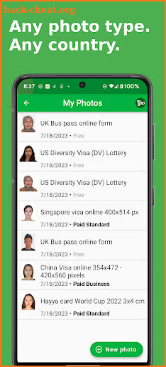 7ID: passport photos screenshot