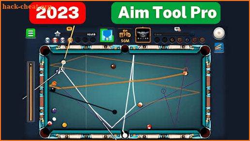 8 ball pool hack aim tool Pro screenshot