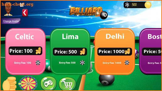 8 Billiard World Online Game screenshot