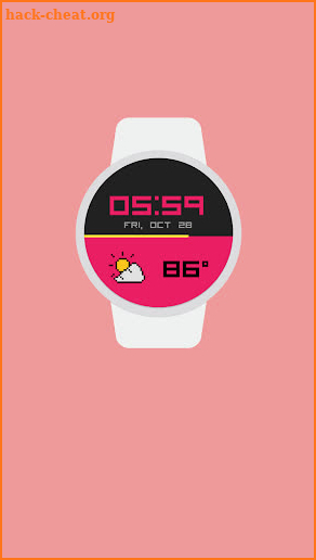 8-Bit Pixel Weather Watch Face screenshot