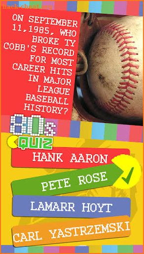 80s Trivia Quiz Game screenshot