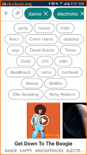 8tracks playlist radio screenshot