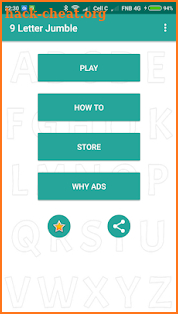 9 Letter Jumble - Word building game screenshot
