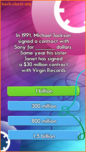 90s Music Trivia Quiz Game screenshot