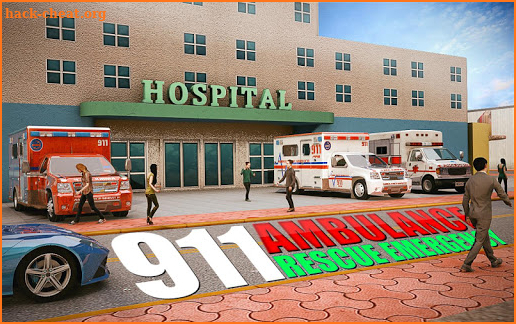 911 Ambulance Rescue Emergency Driving screenshot