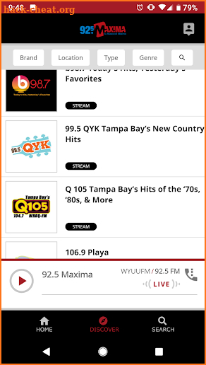 92.5 MAXIMA screenshot