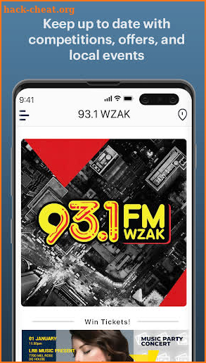 93.1 WZAK screenshot