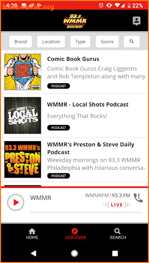 93.3 WMMR screenshot