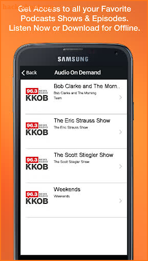 96.3 News Radio KKOB screenshot