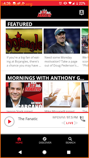 97.5 The Fanatic -Philadelphia screenshot