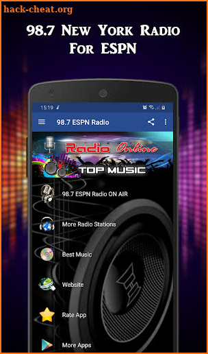 98.7 New York Radio For ESPN screenshot