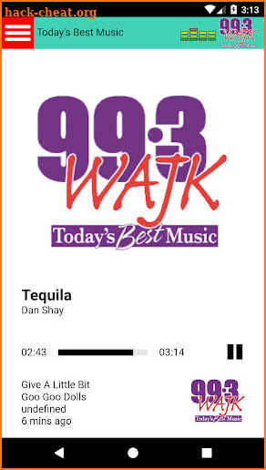 99.3 WAJK screenshot