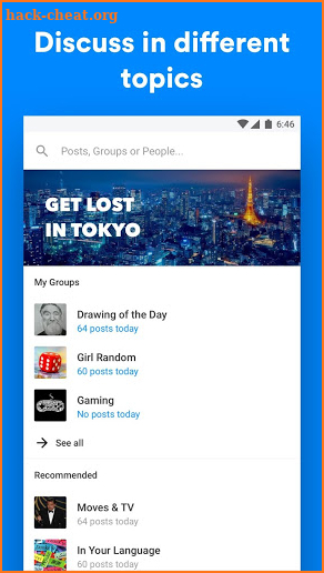 9CHAT: International Forum, Groups & Communities screenshot