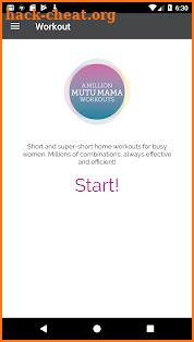 A Million MUTU Mama Workouts screenshot