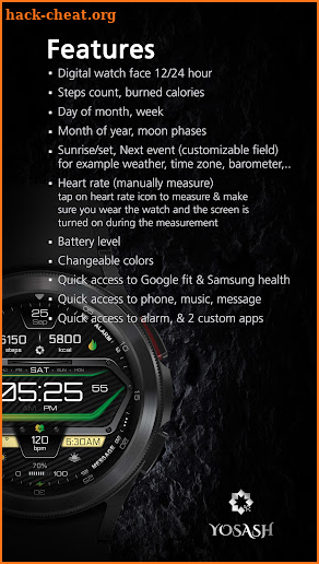 A380 Watch Face - YOSASH screenshot