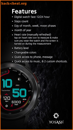 A415 Watch Face - YOSASH screenshot