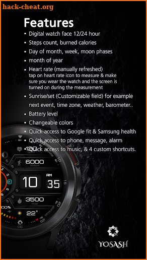 A420 Watch Face - YOSASH screenshot