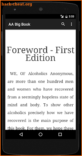 AA Big Book App screenshot