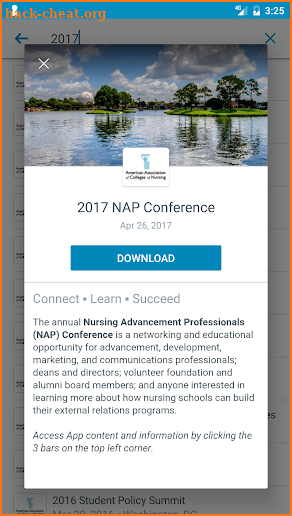 AACN Events screenshot