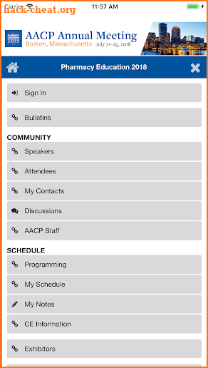 AACP Pharmacy Education 2018 screenshot