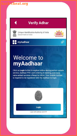 Aadhar Card Online All Service screenshot