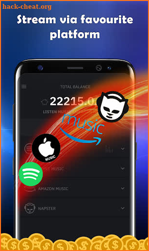 AAMusic stream music and earn money! screenshot