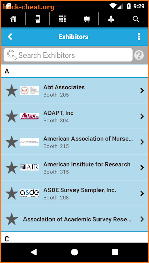 AAPOR Annual Conferences screenshot