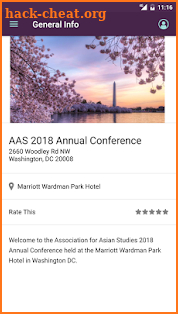 AAS 2018 Annual Conference screenshot