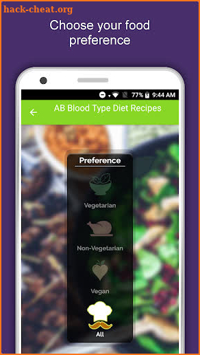 AB Blood Type Diet Recipes screenshot