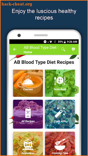 AB Blood Type Diet Recipes screenshot