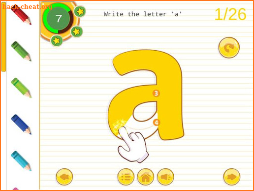 ABC Alphabets Tracing Book 2018 screenshot