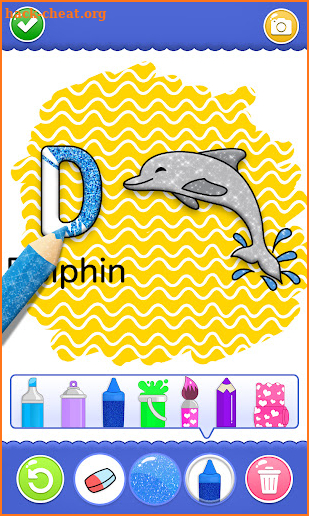 ABC coloring and drawing book screenshot