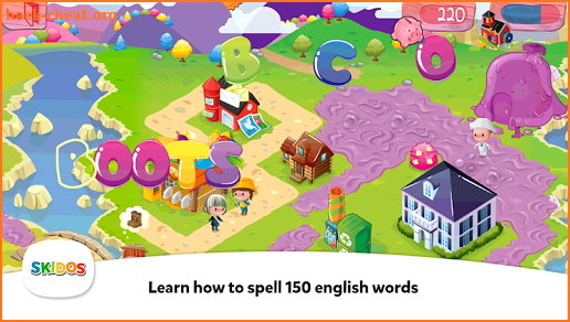 ABC Kids Town Spelling Game screenshot