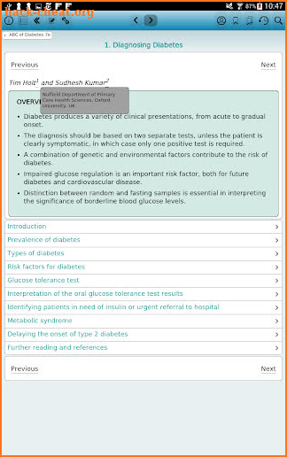 ABC of Diabetes, 7th Edition screenshot