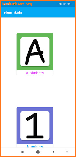 ABC preschool elearnkids screenshot