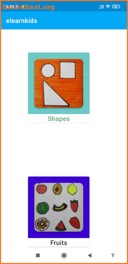 ABC preschool elearnkids screenshot