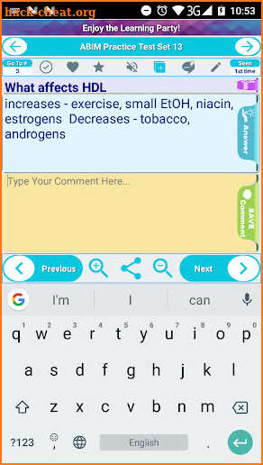 ABIM Internal Medicine Exam Preparation Review App screenshot