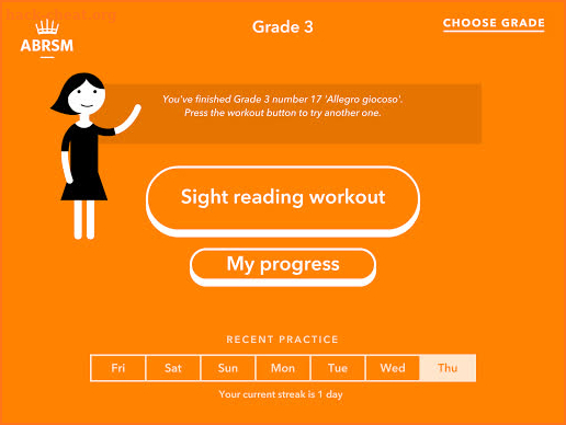 ABRSM Sight-Reading Trainer screenshot