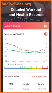 Abs Workout - Tabata, HIIT, Fitness Challenge App screenshot