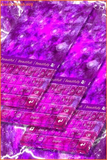 Abstract Cool Keyboard screenshot